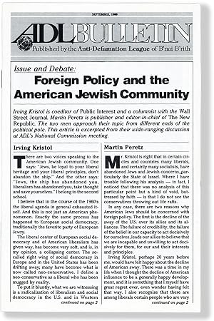 ADL Bulletin, Vol. 37, no. 7 September, 1980