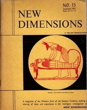 Seller image for NEW DIMENSIONS: VOLUME 3, NO. 15, AUTUMN EQUINOX 1965 for sale by By The Way Books