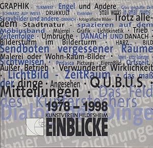 Bild des Verkufers fr Einblicke aktuell ausgestellt. Kunstverein Hildesheim 1978 - 1998. zum Verkauf von Bcher bei den 7 Bergen