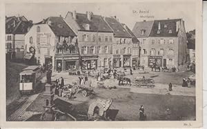 St. Avold. Marktplatz. Ansichtskarte. AK. 20.Jh.