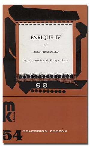 Image du vendeur pour Enrique IV. Versin castellana de Enrique Llovet. mis en vente par Librera Berceo (Libros Antiguos)