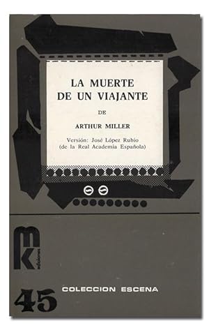 Bild des Verkufers fr La muerte de un viajante. Versin de Jos Lpez Rubio. zum Verkauf von Librera Berceo (Libros Antiguos)