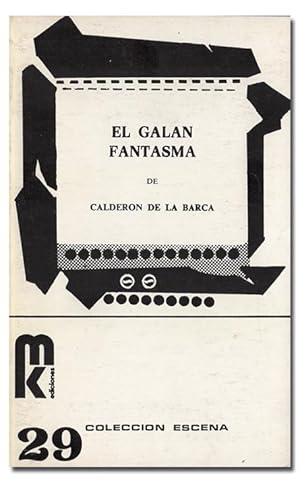 Image du vendeur pour El galn fantasma. Texto establecido por Jos Luis Alonso. mis en vente par Librera Berceo (Libros Antiguos)
