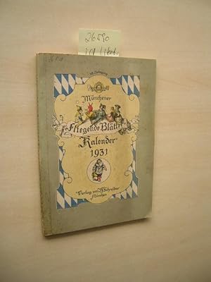 Kalender 1931. Münchener Fliegende Blätter.