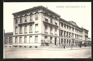 Carte postale Roanne, École Professionnelle