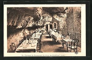 Carte postale Padirac, Terrasse du Restaurant du Puits