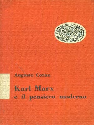 Imagen del vendedor de Karl Marx e il pensiero moderno a la venta por Librodifaccia