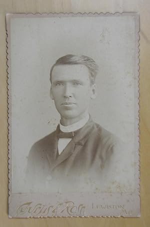 Cabinet Photograph. Portrait of a Young Man.