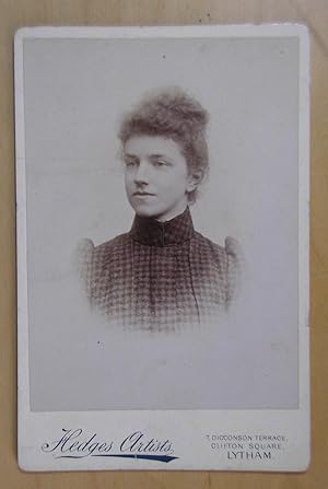 Cabinet Photograph: Portrait of a Young Woman.