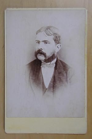 Cabinet Photograph: Portrait of a Gentleman with a Moustache.