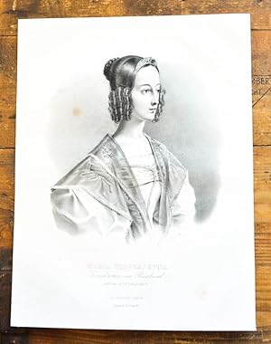 Lithographie-Porträt. Maria Nicolajewna Grossfürstin von Russland (.).