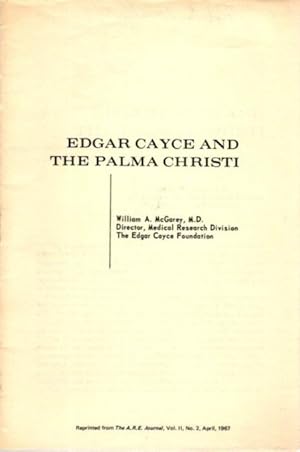 Seller image for EDGAR CACEY AND THE PALMA CHRISTI for sale by By The Way Books