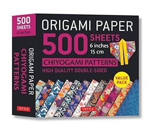 Seller image for Origami Paper Chiyogami Patterns 500 Sheets 6 inches 15cm for sale by GreatBookPricesUK