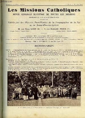 Bild des Verkufers fr Les missions catholiques n 3246 - L'vanglisation de l'Asie centrale par l'abb Paul Catrice, Un jubil de gloire par le R.P. Henry Pineau, Les Muong par Mgr J.B. Tong, La morale des Noirs dans le folklore du Haut Ogoou, La lproserie de Qui Hoa zum Verkauf von Le-Livre