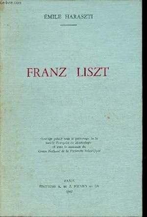Seller image for Franz Liszt for sale by Le-Livre