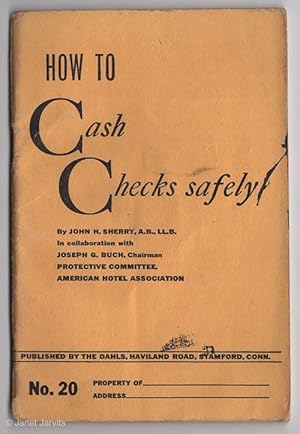 Seller image for How To Cash Checks safely [Little Gold Business Books No. 20] for sale by cookbookjj