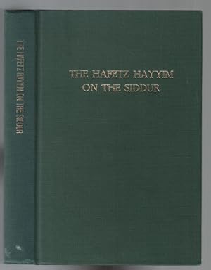 The hafetz hayyim on the siddur