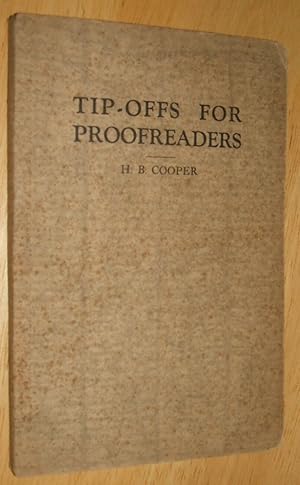 Tip-Offs for Proofreaders