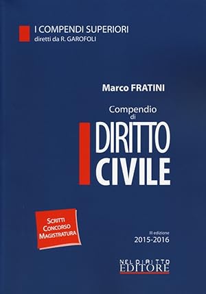 Image du vendeur pour Compendio di diritto civile mis en vente par Libro Co. Italia Srl