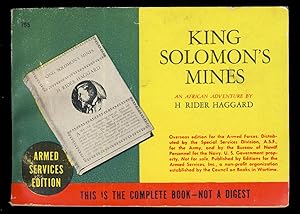 Seller image for King Solomon's Mines for sale by Parigi Books, ABAA/ILAB