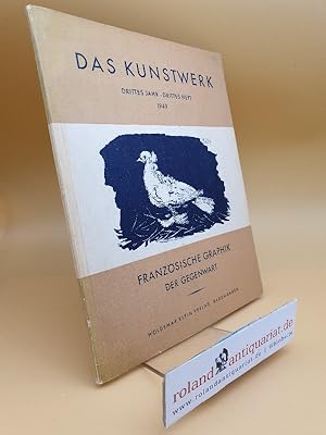 Seller image for Das Kunstwerk. Eine Monatsschrift ber alle Gebiete der bildenden Kunst. III.Jahr 1949, Drittes Heft: Franzsische Graphik der Gegenwart. for sale by Roland Antiquariat UG haftungsbeschrnkt