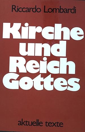 Seller image for Kirche und Reich Gottes. for sale by books4less (Versandantiquariat Petra Gros GmbH & Co. KG)