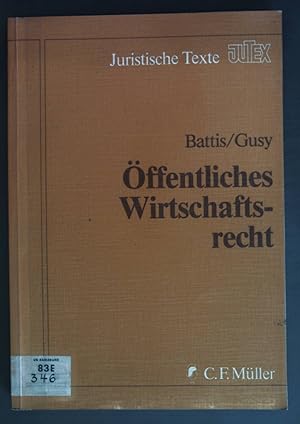 Seller image for ffentliches Wirtschaftsrecht. Juristische Texte. for sale by books4less (Versandantiquariat Petra Gros GmbH & Co. KG)