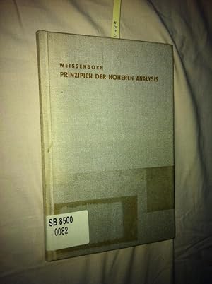 Bild des Verkufers fr Prinzipien der hheren Analysis (Gebundene Ausgabe) zum Verkauf von Versand-Antiquariat Konrad von Agris e.K.