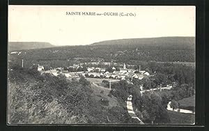 Carte postale Sainte-Marie-sur-Ouche, Vue d'ensemble de Ortes