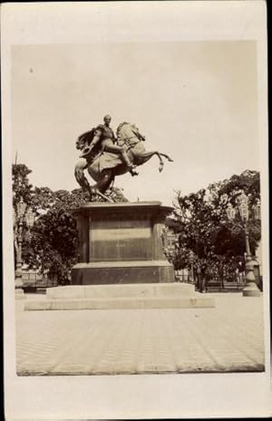 Ansichtskarte / Postkarte Caracas Venezuela, Simon Bolivar Reiterstandbild