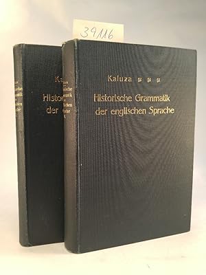 Historische Grammatik der englischen Sprache, erster und zweiter Teil