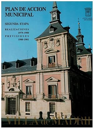 Imagen del vendedor de Villa de Madrid. Plan de accin municipal. Segunda etapa. Realizaciones 1979- 1980. Previsiones 1980- 1981 a la venta por Librera Santa Brbara