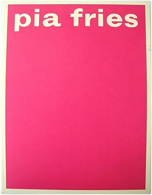 Image du vendeur pour Pia Fries mis en vente par PsychoBabel & Skoob Books