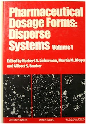 Imagen del vendedor de Pharmaceutical Dosage Forms: Disperse Systems, Volume 1 a la venta por PsychoBabel & Skoob Books