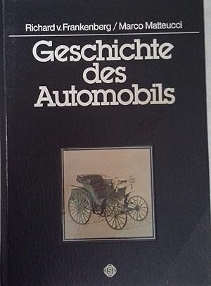 Bild des Verkufers fr Geschichte des Automobils zum Verkauf von Herr Klaus Dieter Boettcher