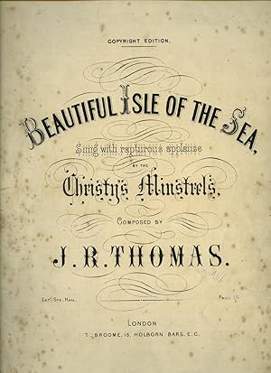 Imagen del vendedor de Beautiful Isle of the Sea | The Christy's Minstrels [Vintage Piano Solo Sheet Music] (Music Publisher's Reference Number 133) a la venta por Little Stour Books PBFA Member