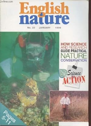 Image du vendeur pour English Nature n23 January 1996 : How science and research guide practical Nature conservation - Science in action. Sommaire : Nitrate report published - Nature conservation makes its Mark - Woods'secert Lies in the Soil - etc. mis en vente par Le-Livre