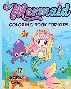 Seller image for Mermaid Coloring Book for Kids Ages 4-8: 40 Unique and Beautiful Mermaid Coloring Pages (Children's Books Gift Ideas) (Paperback or Softback) for sale by BargainBookStores