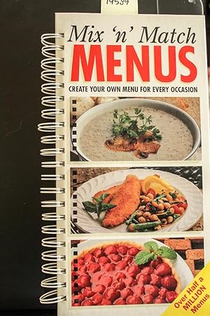 Seller image for Mix 'N' Match Menus-Over Half a MILLION Menus for sale by Mad Hatter Bookstore
