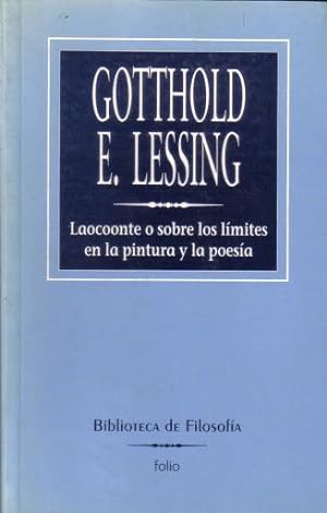 Imagen del vendedor de Laocoonte o sobre los lmites en la pintura y la poesa. Gotthold E. Lessing a la venta por Grupo Letras