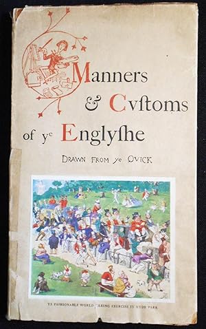 Seller image for Manners & Customs of ye Englishe; Drawn from ye Quick by Richard Doyle with Extracts from Mr. Pips His Diary by Percival Leigh for sale by Classic Books and Ephemera, IOBA