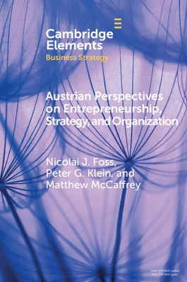 Seller image for Austrian Perspectives on Entrepreneurship, Strategy, and Organization (Paperback or Softback) for sale by BargainBookStores
