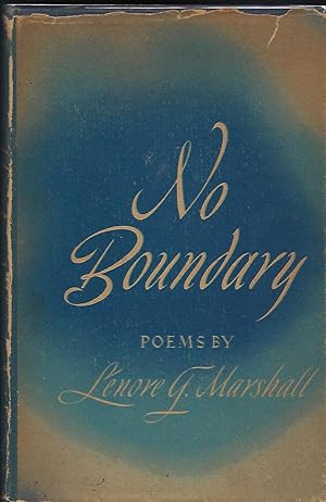 Seller image for NO BOUNDARY for sale by Antic Hay Books
