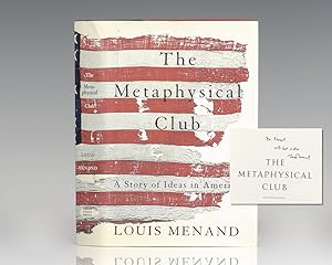 Bild des Verkufers fr The Metaphysical Club: A Story of Ideas in America. zum Verkauf von Raptis Rare Books