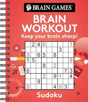 Seller image for Brain Games Brain Workout Sudoku: Keep Your Brain Sharp! (Spiral Bound, Comb or Coil) for sale by BargainBookStores