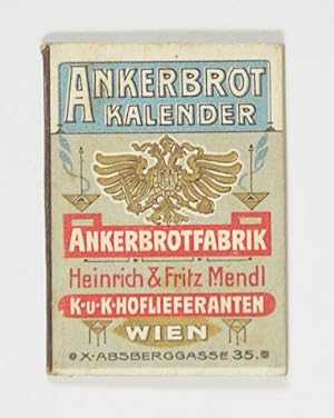 Bild des Verkufers fr Ankerbrot-Kalender. Taschen-Kalender 1912. zum Verkauf von Versandantiquariat Wolfgang Friebes