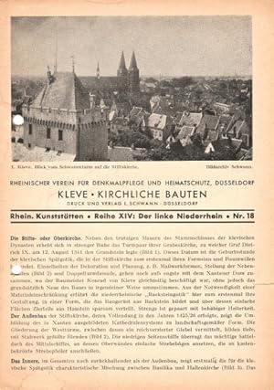 Imagen del vendedor de Kleve - Kirchliche Bauten. a la venta por Rheinlandia Verlag