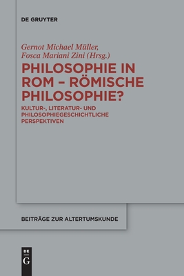 Imagen del vendedor de Philosophie in Rom - R�mische Philosophie? (Paperback or Softback) a la venta por BargainBookStores
