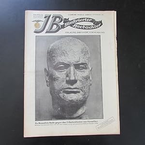 Seller image for Illustrierter Beobachter - Benito Mussolini (6. Jahrgang, Folge 45 vom 7. November 1931) for sale by Bookstore-Online
