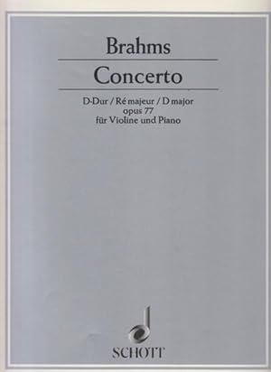 Violin Concerto in D major, Op.77 - Violin & Piano